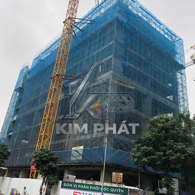 Dầm I150 đỡ giáo của Kim Phát Steel tại công trình Harmony Square Nguyễn Tuân