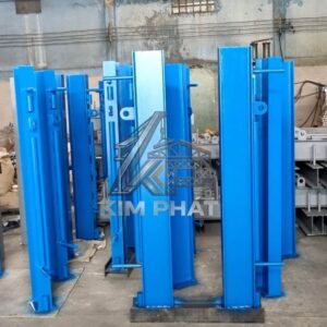 dầm i150 đỡ giàn giáo bao che màu xanh